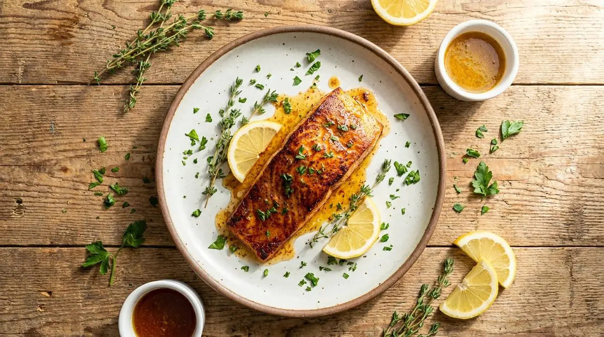 Cajun honey butter salmon