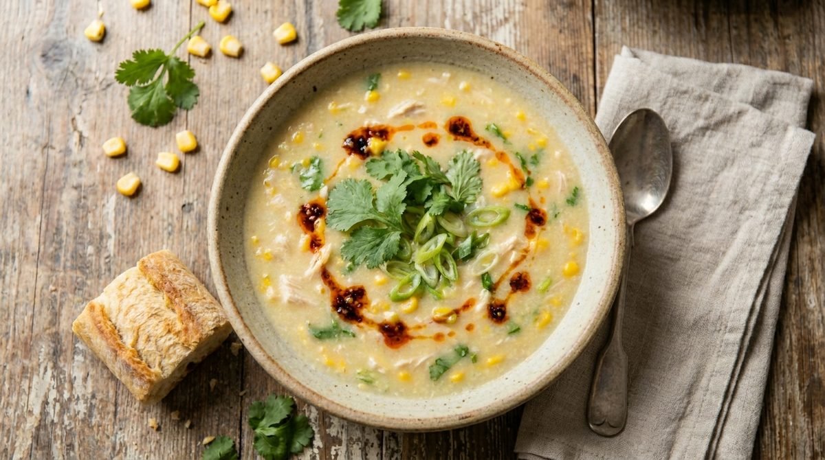 Chicken and Sweet Corn Soup Recipe