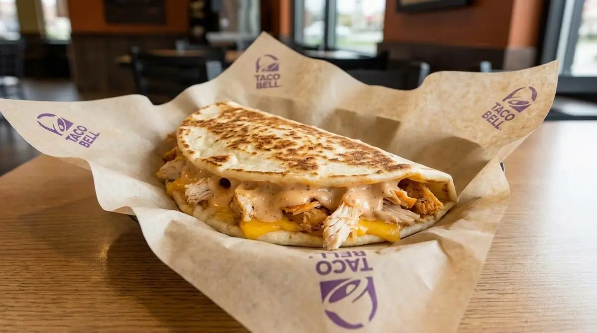 Taco Bell chicken chipotle melt