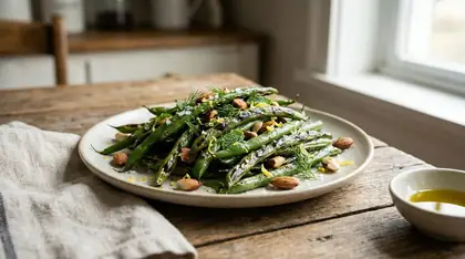 Blistered Green Beans