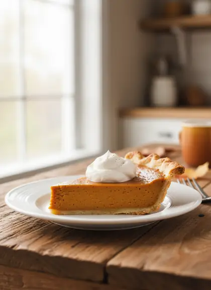 Pumpkin Pie from Sugar Pumpkins