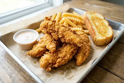 Raising Canes at Home (Copycat Chicken Fingers & Sauce)