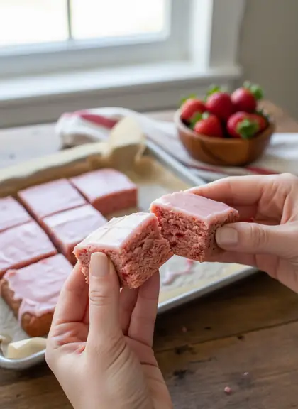 Strawberry Brownies