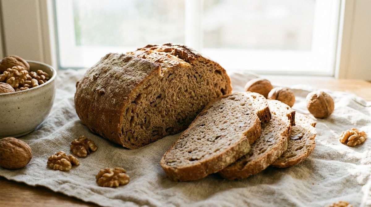 Whole Wheat Walnut Bread Recipe