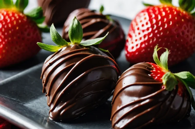 dark chocolate covered strawberries recipe