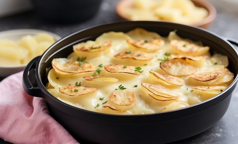 Scalloped Potatoes in Air Fryer