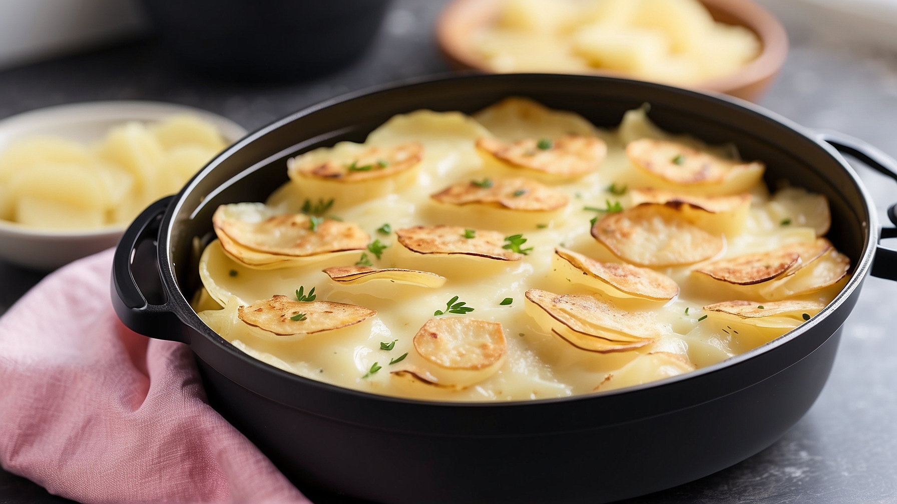 Scalloped potatoes in air fryer