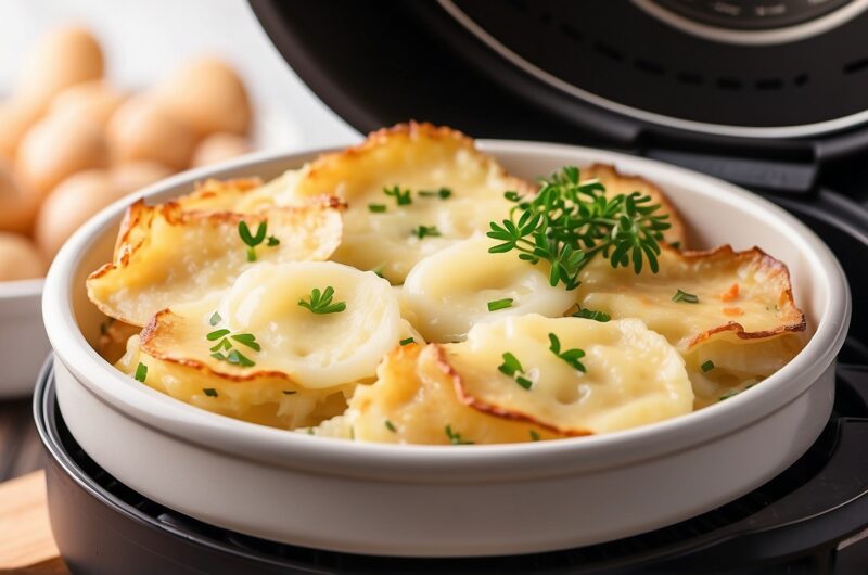 scalloped potatoes in air fryer recipe