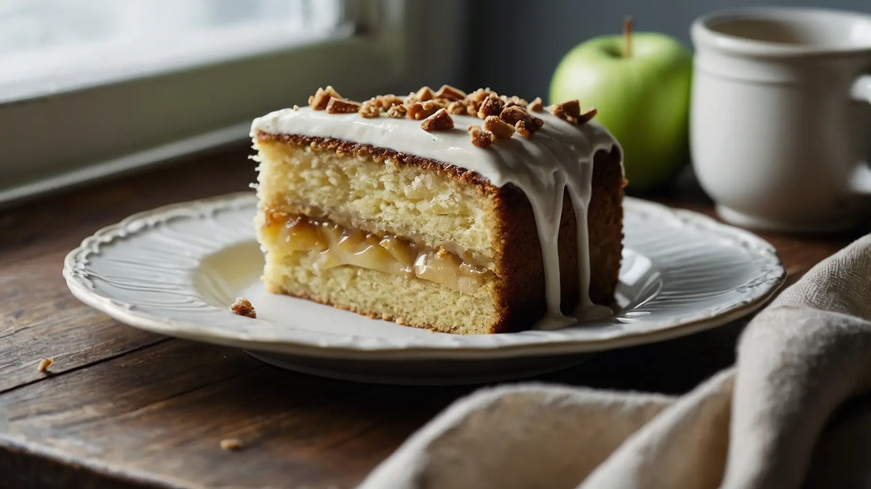 Apple mortgage cake recipe
