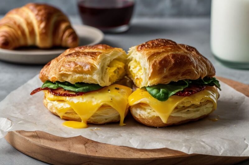 croissant freezer breakfast sandwiches