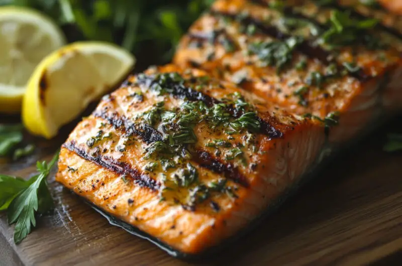 Lemon Herb Grilled Tiger Trout