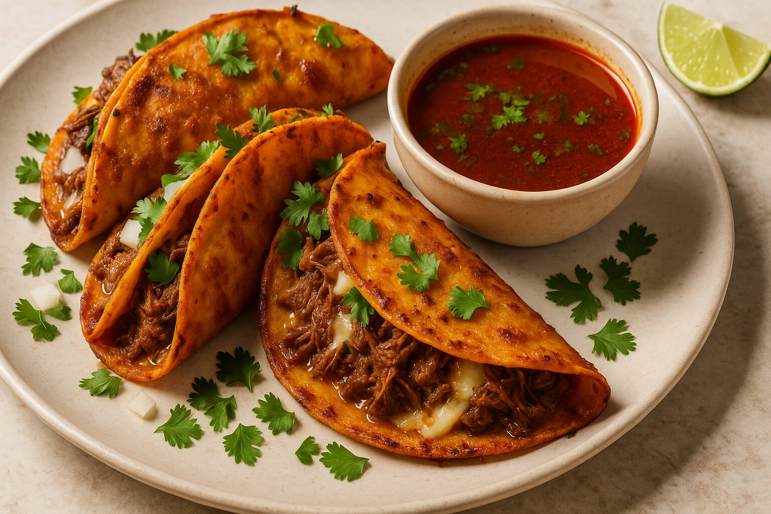 Air-Fryer Birria Quesatacos
