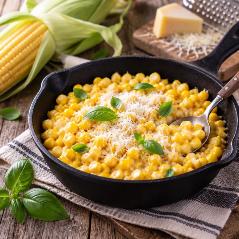 Delicious Ritz Creamed Corn served in a bowl, showcasing its creamy texture and golden color.